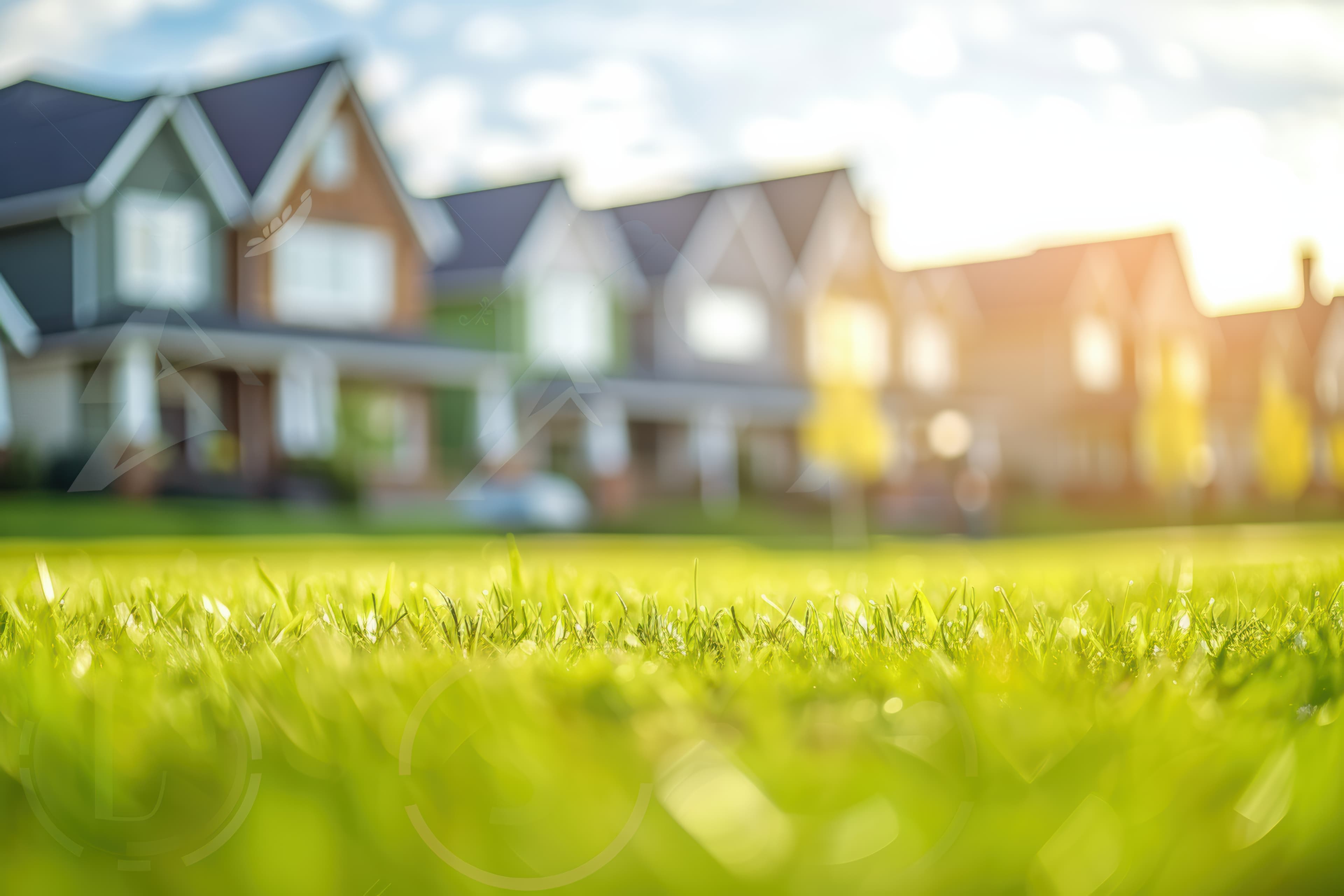 Blurred housing background